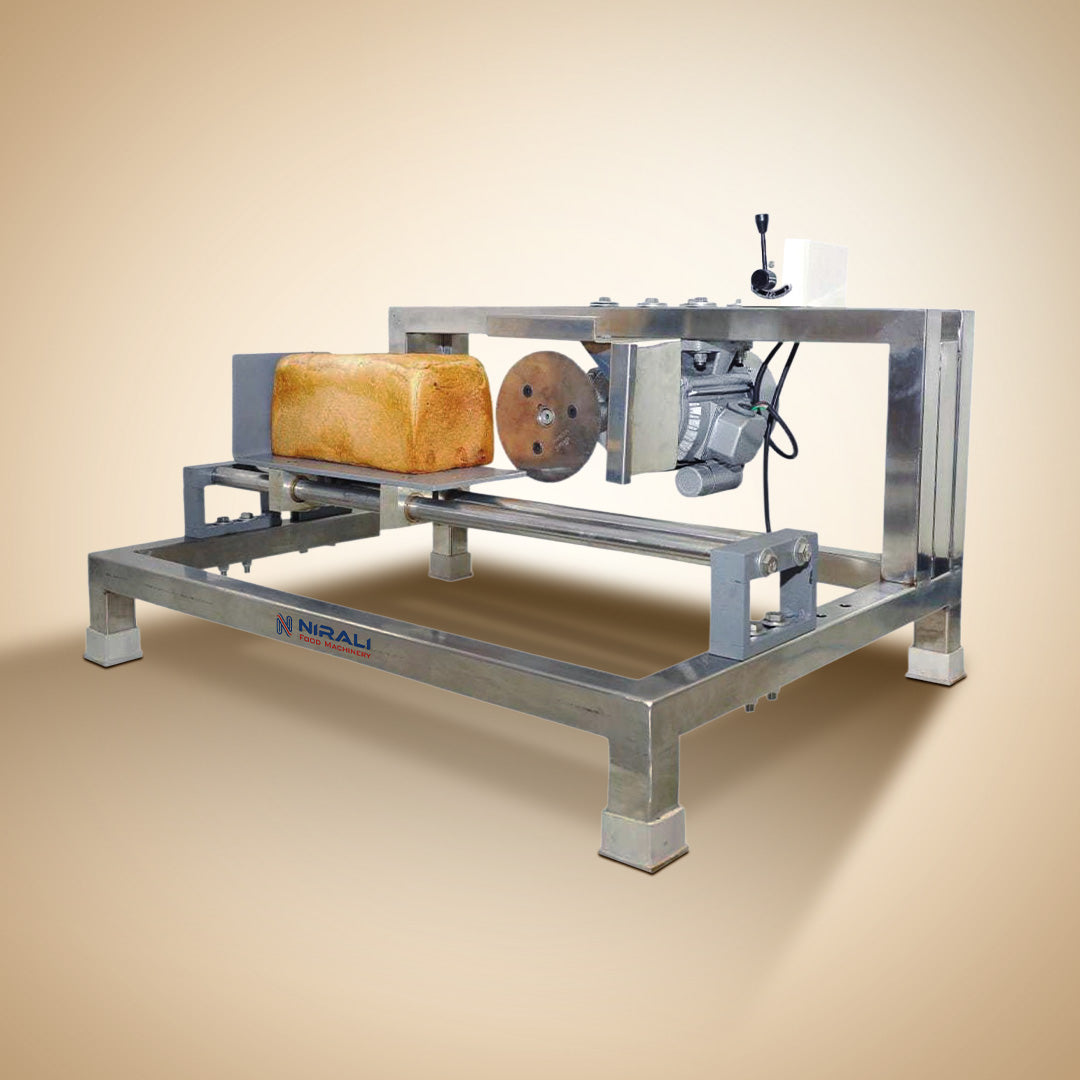 Buy Commercial Bread Crust Cutting Machine | Nirali Food Machinery