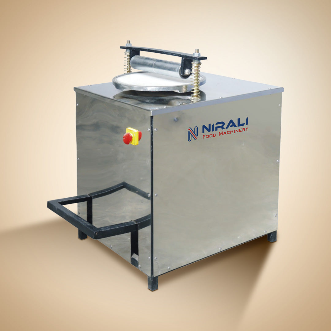 Pau Making Machine Buy Commercial Semi Automatic Papad Making Machine | Nirali Food Machinery