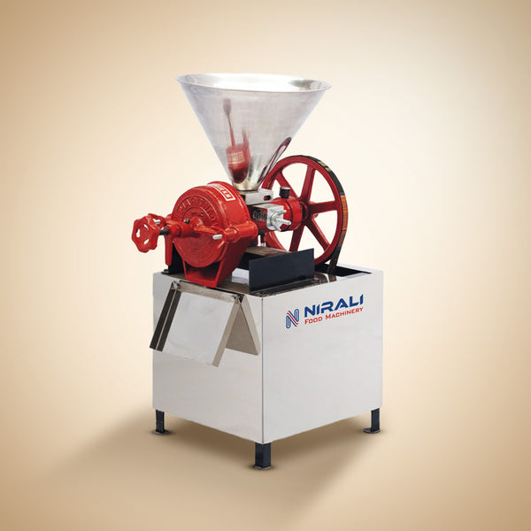 Red and white machine